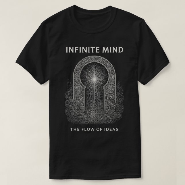 INFINITE MIND – The Flow of Ideas T Shirt (Design framsida)