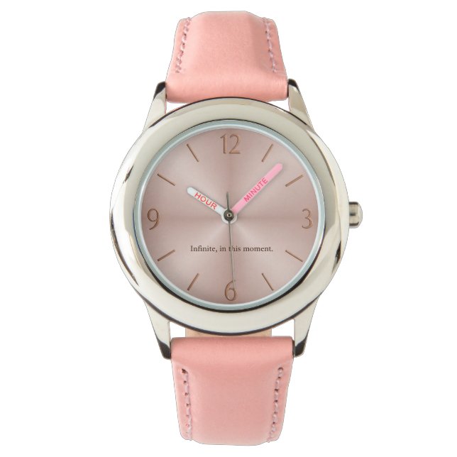 Infinite Moment Watch — Blush Edition Armbandsur (Framsida)