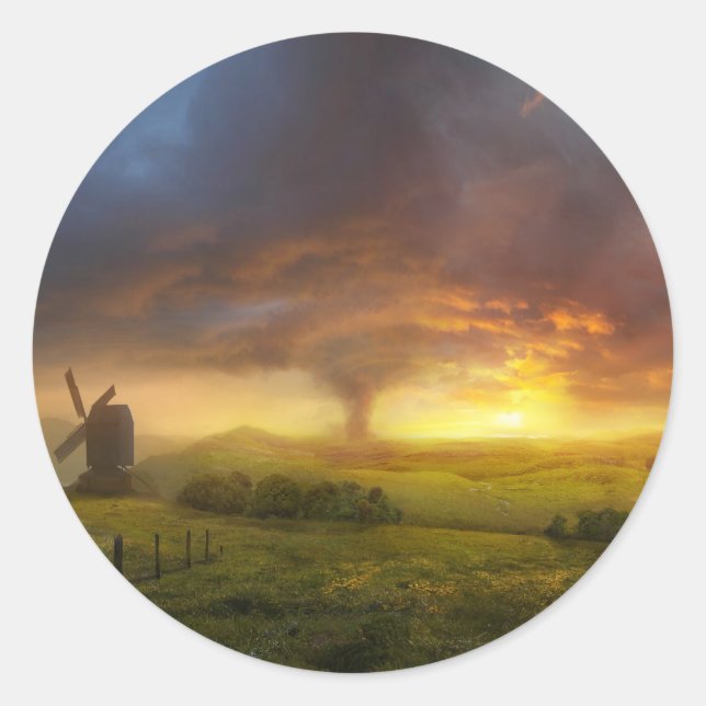 Infinite Oz Runt Klistermärke (Framsida)