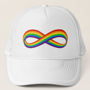 Infinite Rainbow Kärlek Symbol Anpassningsbar Gay  Keps