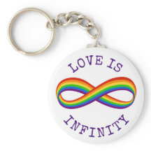 Infinite Rainbow Kärlek Symbol Anpassningsbar Gay