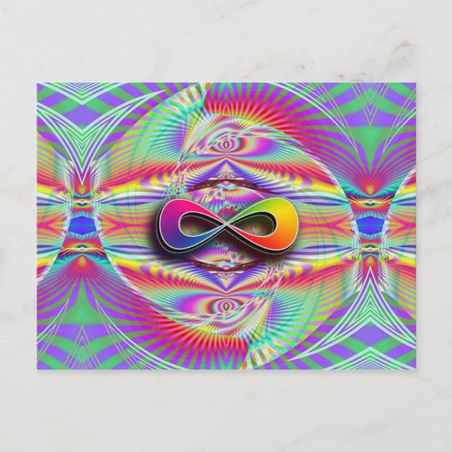 Infinite Rainbow Vykort (Framsida)