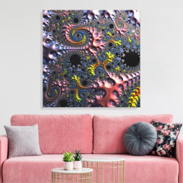 Infinite Spiral Realms Canvastryck