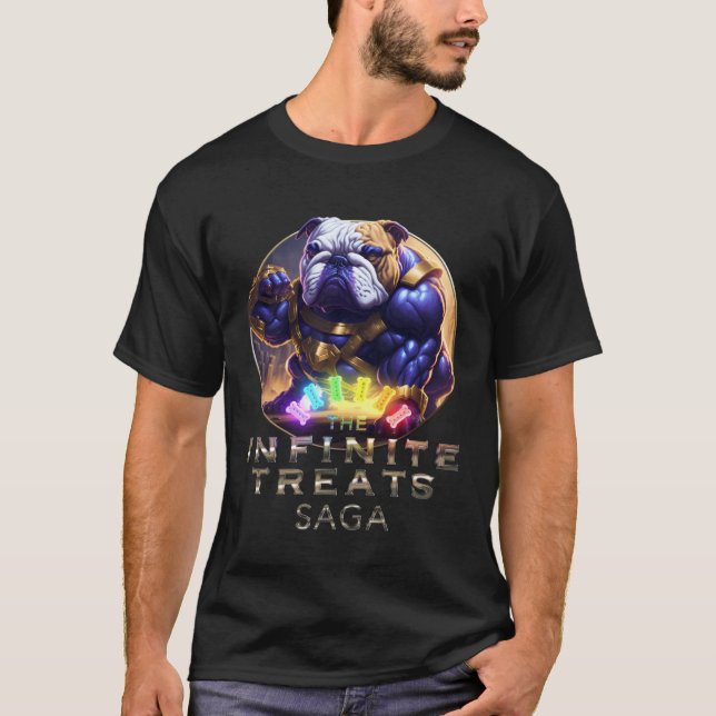Infinite Treats Saga English Bulldog är alltid njo T Shirt (Framsida)