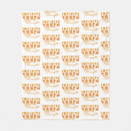 Infinite Truth, Gentle Strength Blanket Fleecefilt