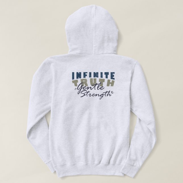 Infinite Truth, Gentle Strength Men's Hoodies Hoodie (Design baksida)