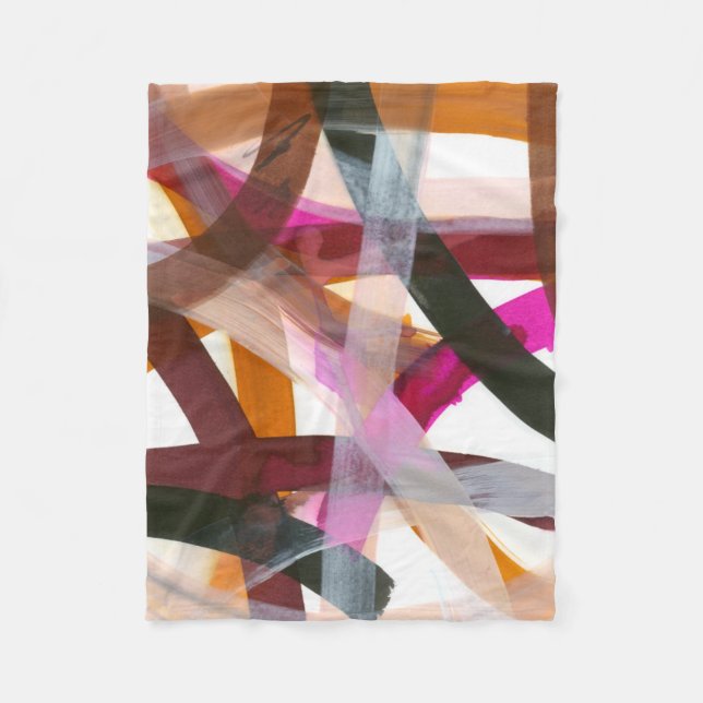 Infinite Väg II Fleecefilt (Framsidan)