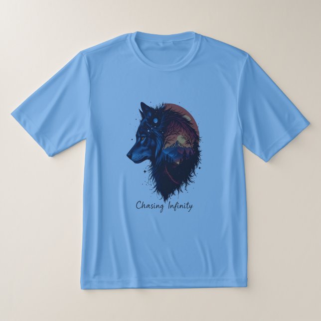 Infinitet för utcheckning t shirt (Laydown)