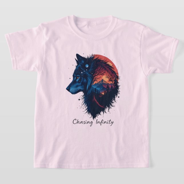 Infinitet för utcheckning t shirt (Laydown)