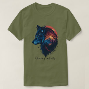 Infinitet för utcheckning t shirt