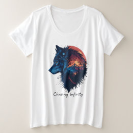 Infinitet för utcheckning t shirt