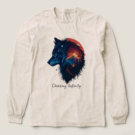 Infinitet för utcheckning t shirt