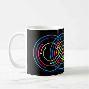 Infiniteten i regnbågen kan symbolisera allt det b kaffemugg