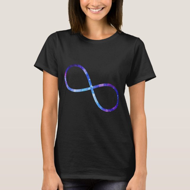 Infinitetssymbol nebuli tee shirt (Framsida)