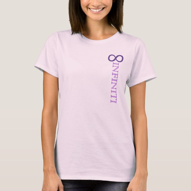 Infiniti kvinna baby - dockaTshirt T-shirt (Framsida)