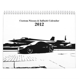 Infiniti & Nissan beställnings- bilkalender 2012 Kalender