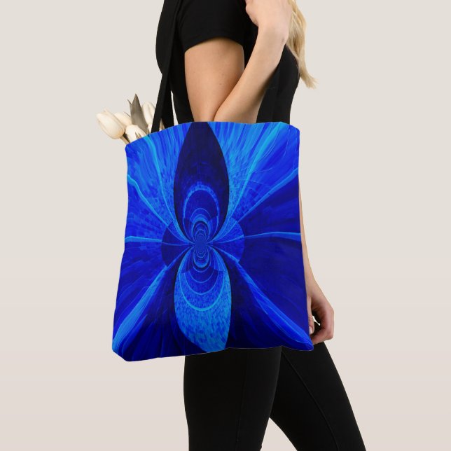 infinity blue -  handväskan tygkasse (Närbild)