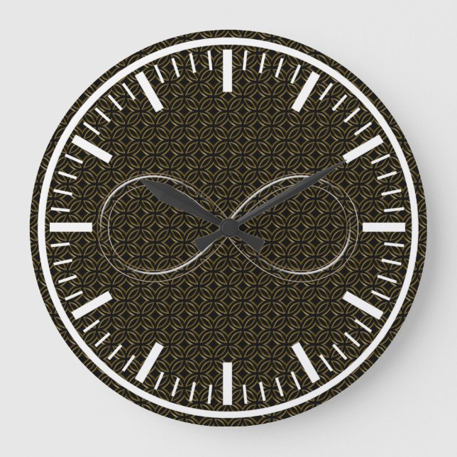 Infinity Decorative Wall Clock Stor Klocka (Framsida)