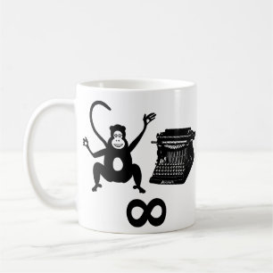 Infinity för skrivprogramsnycklar kaffemugg