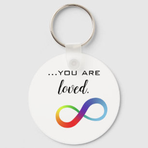 Infinity HBTQ+ Pride-handväska Nyckelring