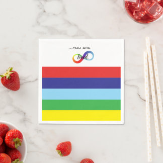 Infinity HBTQ+ Pride-handväska Pappersservett