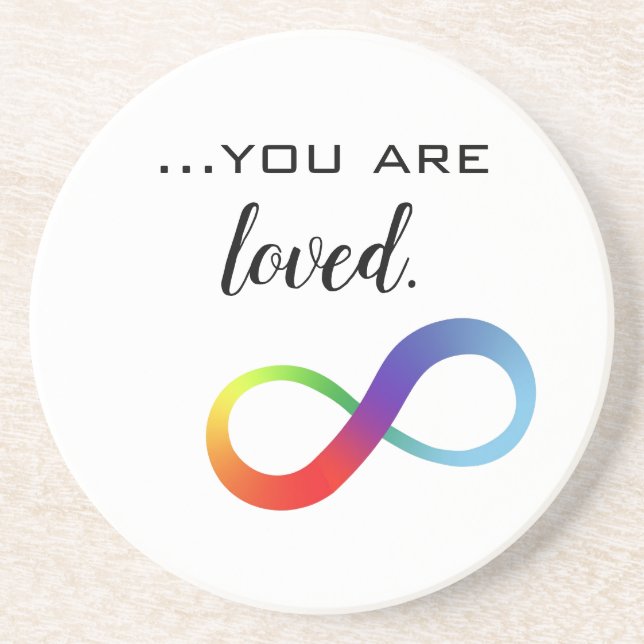 Infinity HBTQ+ Pride-handväska Underlägg (Framsidan)