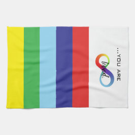 Infinity HBTQ+ Pride-handväskor Kökshandduk
