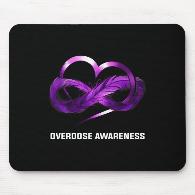 Infinity Heart överdosmedvetenhet  Musmatta (Framsidan)