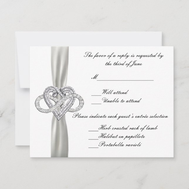 Infinity Heart Responcard OSA Kort (Framsida)