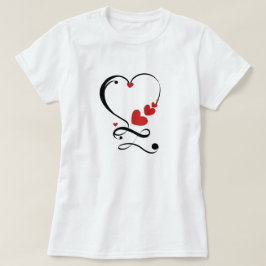 Infinity Kärlek Heart T Shirt