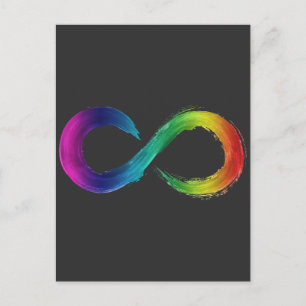 Infinity Logotyp Shirt Vykort