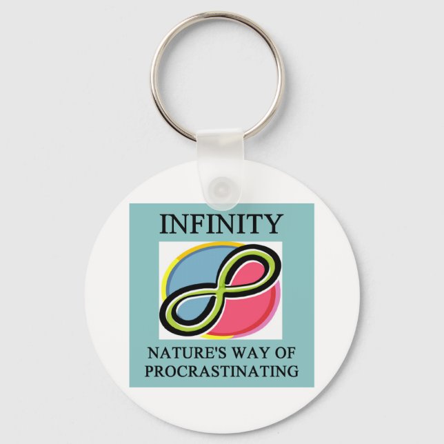 INFINITY matris-skämt Nyckelring (Framsida)