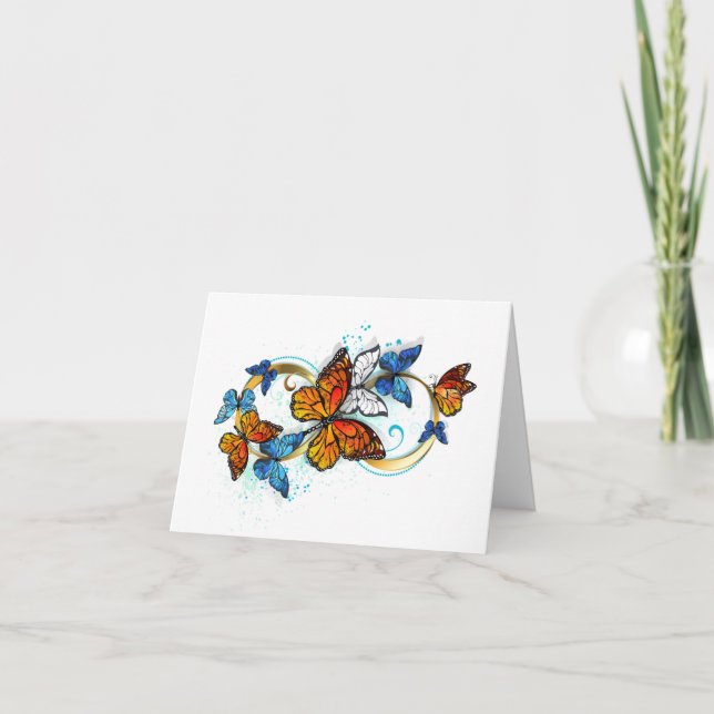 Infinity of Monarch Butterflies Inbjudan (Framsida)