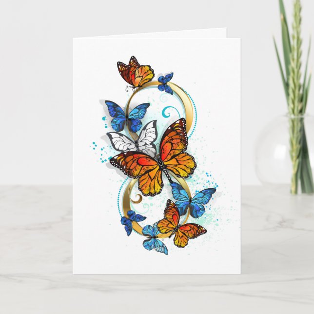 Infinity of Monarch Butterflies Kort (Framsida)