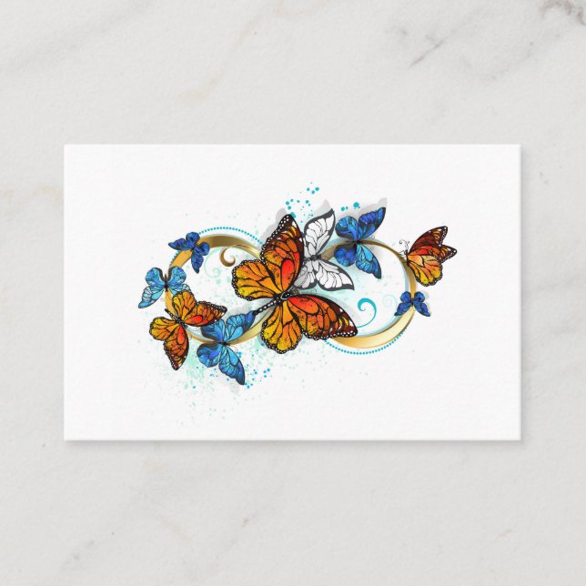 Infinity of Monarch Butterflies Lojalitetskort (Framsida)