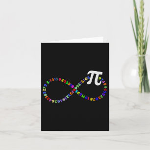 Infinity Sign 3.14 Math Teacher Pi National Day Sh Kort