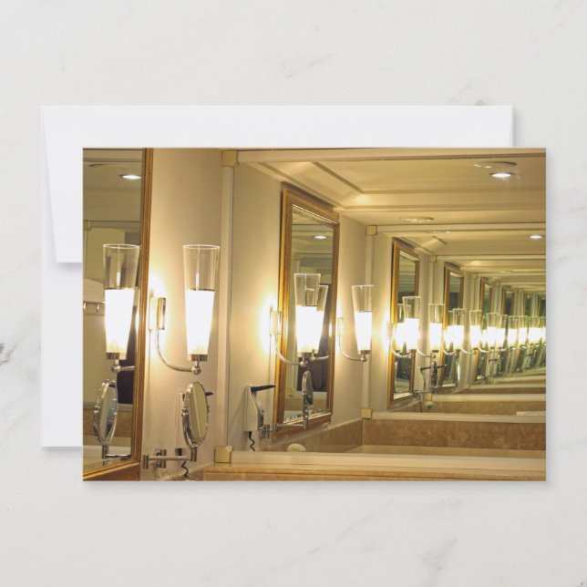 Infinity spegel Card (Framsida)