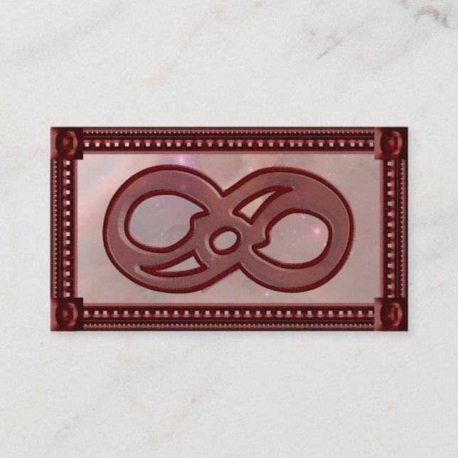 Infinity Stars-introduktionskort Visitkort (Framsida)