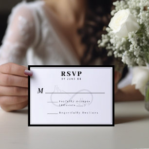 Infinity Symbol Bröllop OSA Kort