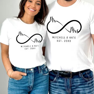 Infinity Symbol Bröllop T Shirt