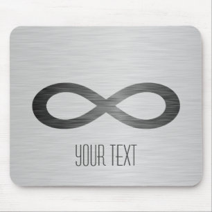 Infinity Symbol on Faux Metall Struktur av Saylor Musmatta