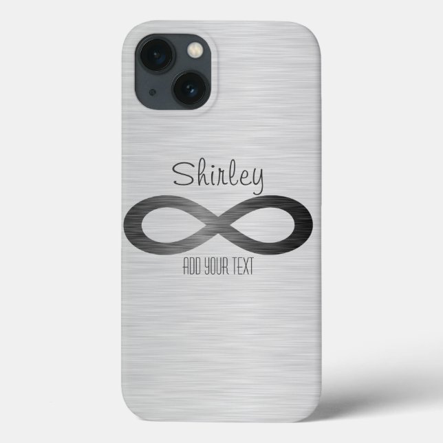 Infinity Symbol on Faux Metall Struktur av ST-aylo (Baksida)