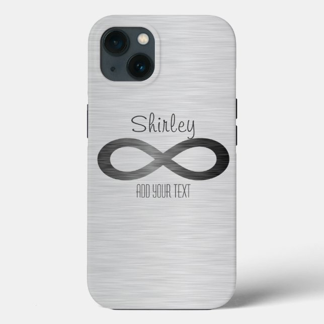 Infinity Symbol on Faux Metall Struktur av ST-aylo (Baksida)