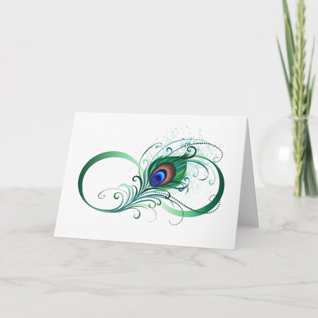 Infinity Symbol with Peacock Feather Program (Framsida)