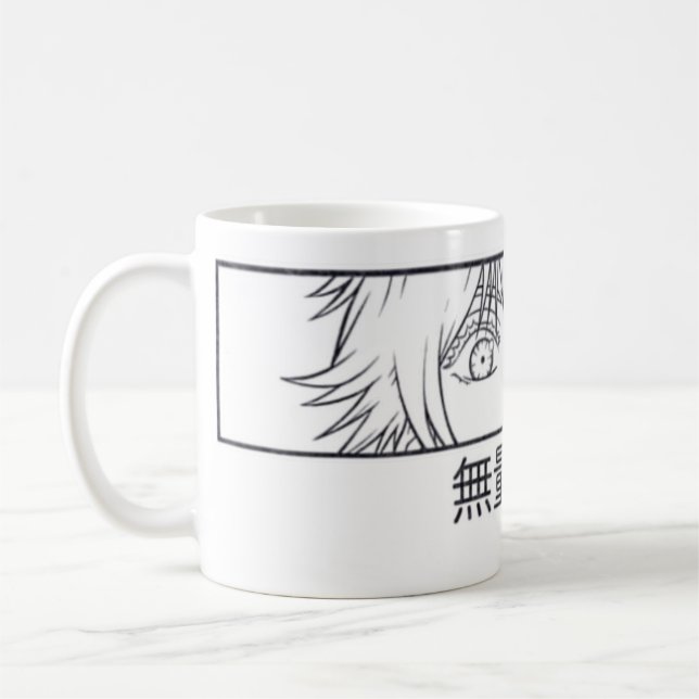 Infinity 👁️Trollkarls Mug – Blå Blick Anime Kaffe Kaffemugg (Vänster)