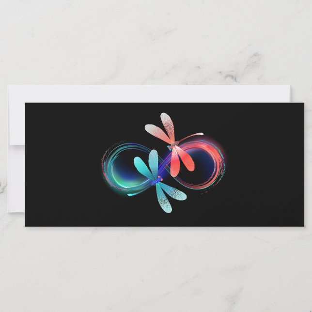 Infinity with glowing dragonflies (Framsida)