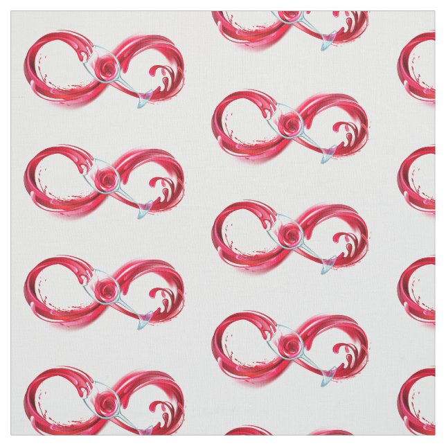 Infinity with Red Wine Tyg (Provkarta)