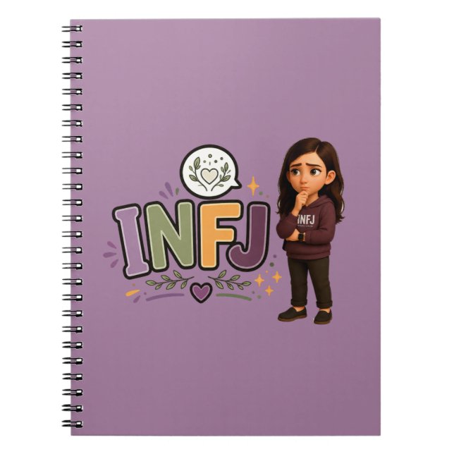 INFJ — A Guardiã das Ideias Anteckningsbok (Framsidan)