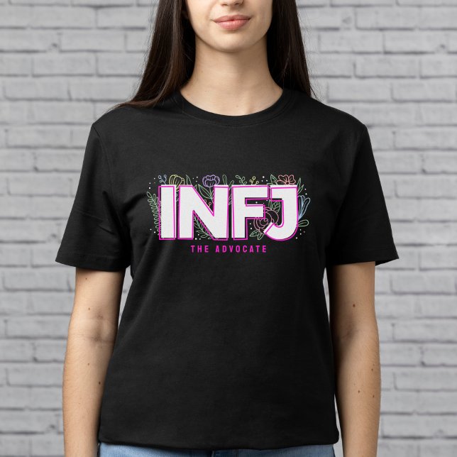 INFJ-introduktionsetikett MBTI Personlighetstyp Bl T Shirt (Skapare uppladdad)