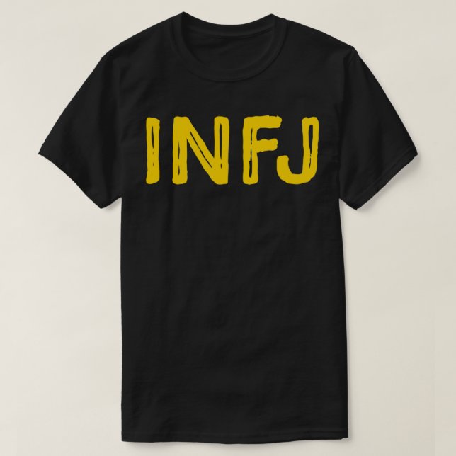 INFJ-introduvertpersonlighetstyp T Shirt (Design framsida)